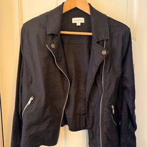 Black Evereve Jagger Moto Jacket